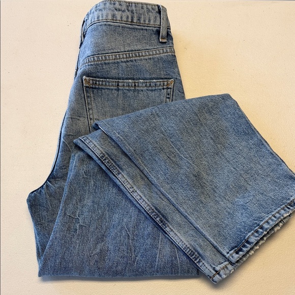 We The Free Denim - We The Free Distressed Straight Leg Jeans